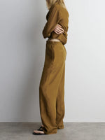 Schickes Anzughosen-Set mit Schalrevers