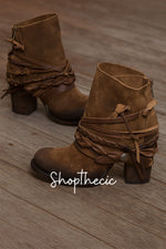 Urban Nomad Chunky heeled boots - Restock
