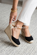 Ankle Strap Espadrilles Wedges Sandals