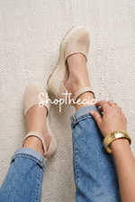 French Riviera Espadrille Wedge Sandals