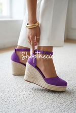 French Riviera Espadrille Wedge Sandals