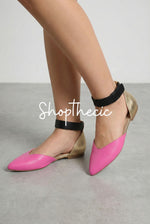 Dancing Fireflies Sandali bassi con punta a punta e blocchi di colore