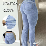 Retro Multi-Functional Y2K Urban High-Stretch Denim Trousers