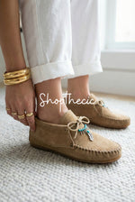 Vintage Gypsy Totem Silber Feder Stiefeletten