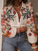 Sicilian Shade Print Blouse