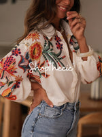 Sicilian Shade Print Blouse