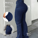 Retro Multi-Functional Y2K Urban High-Stretch Denim Trousers