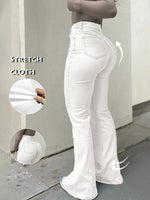 Retro Multi-Functional Y2K Urban High-Stretch Denim Trousers