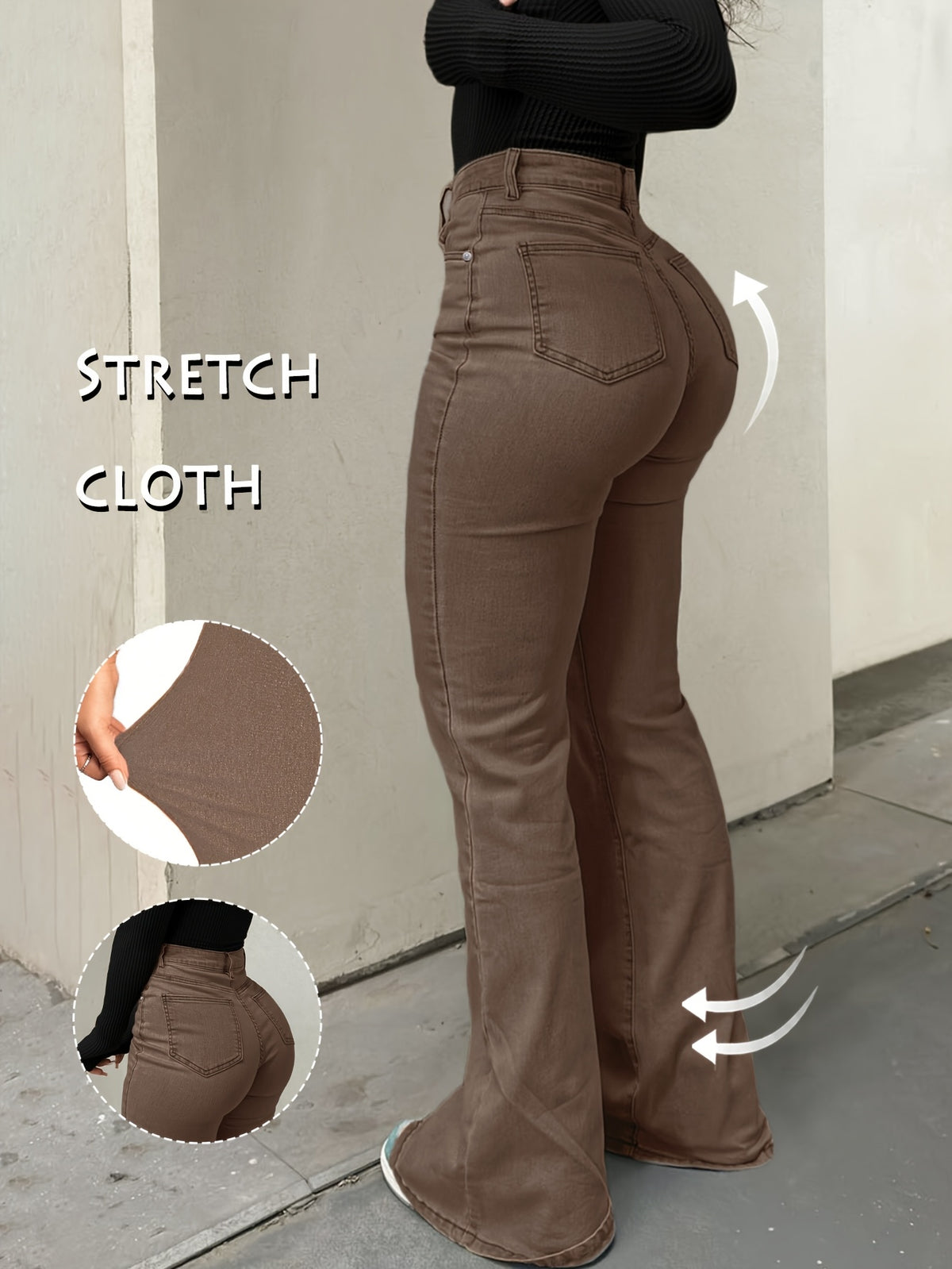 Retro Multi-Functional Y2K Urban High-Stretch Denim Trousers