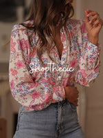 Positano Petals Print Shirt