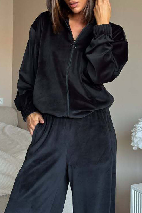 Cookie Dough Hooded and Pants Two-Piece Set