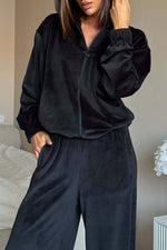 Cookie Dough Hooded and Pants Two-Piece Set