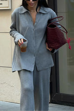 Edinburgh Royal Mile Knitted cardigan and trousers two-piece suit