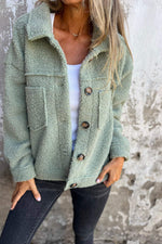 Einreihiger Reversmantel aus Lammwolle