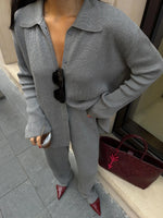 Edinburgh Royal Mile Knitted cardigan and trousers two-piece suit