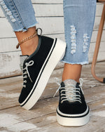 Shimmering Silver Lace-up Tongue Textile Athletic Shoes