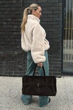 Transylvania Fall Stand collar short plush coat