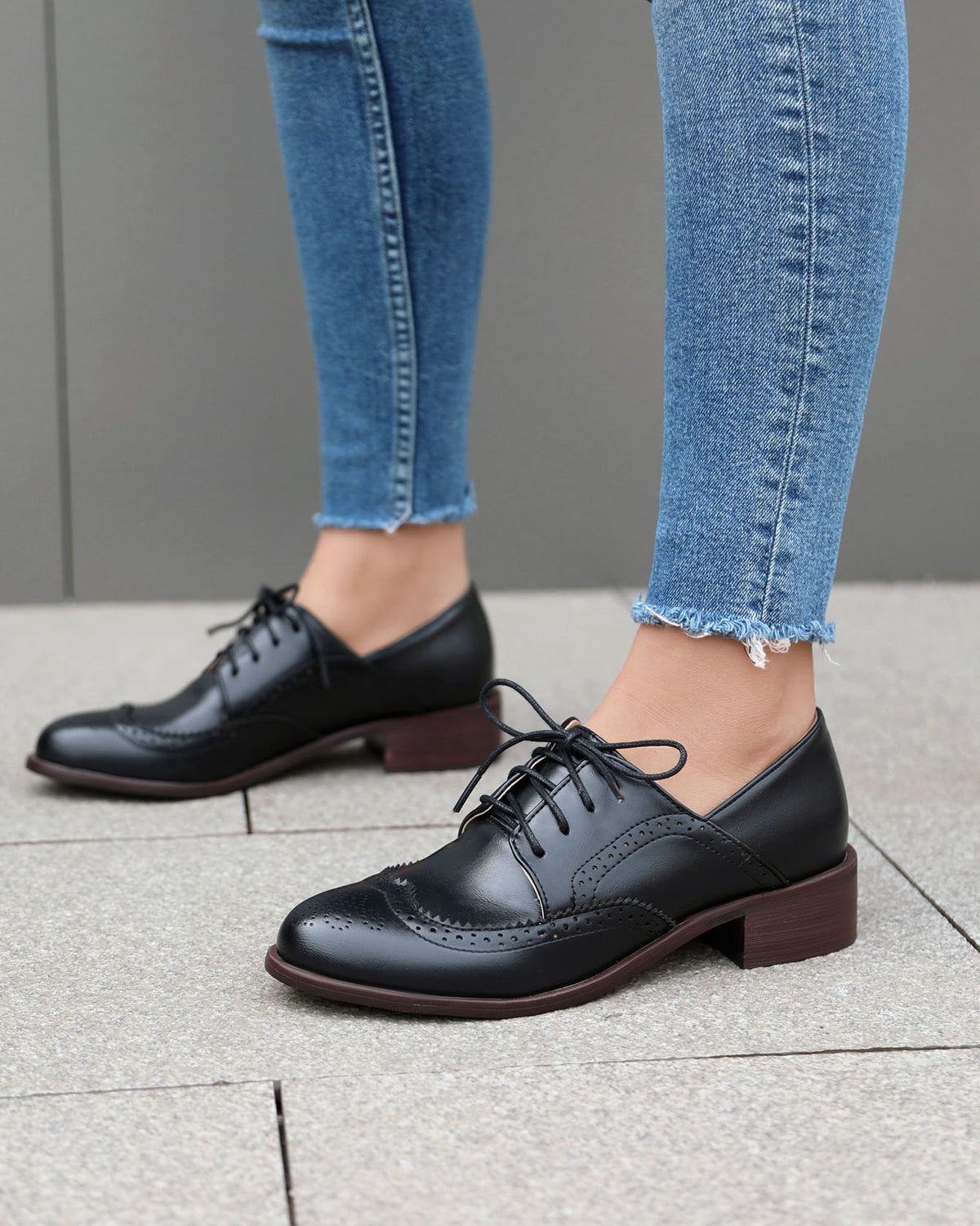 Chaussures richelieu à lacets décontractées pour les affaires