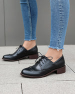 Chaussures richelieu à lacets décontractées pour les affaires