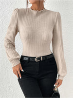 Pull manches longues col roulé CozyKnit Shrugged