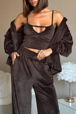 Cookie Dough Hooded and Pants Two-Piece Set