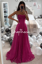 Sequined halter-neck bustier full skirt maxi dress