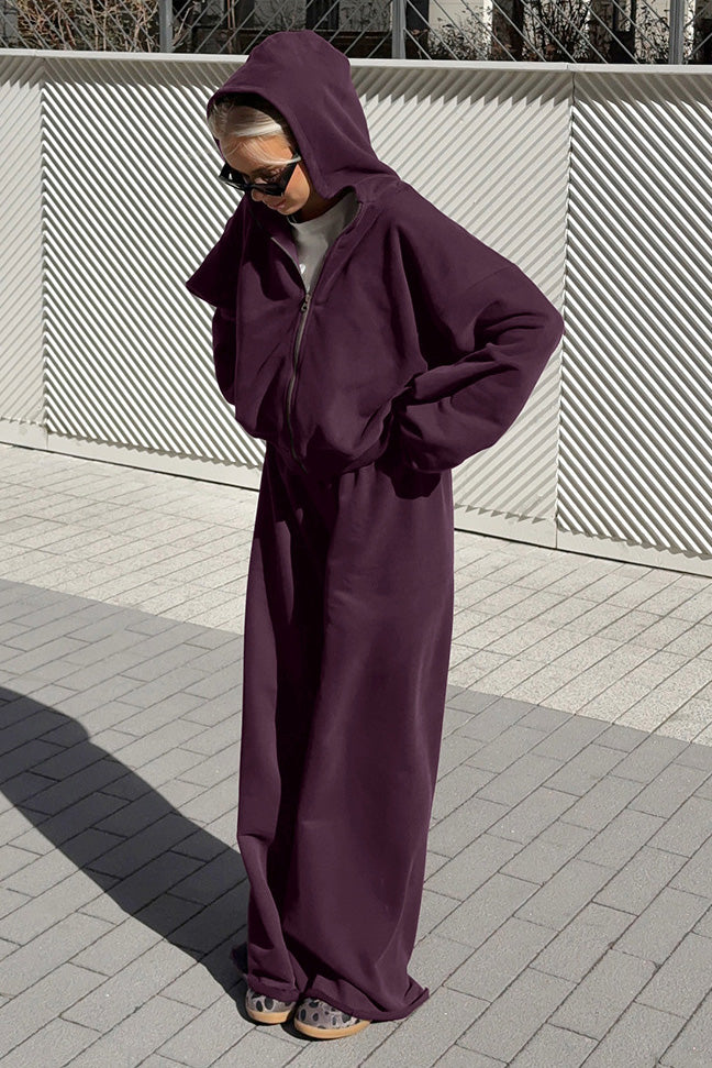 Cotswolds Lane Hooded sweatshirt and loose sweatpants two-piece set