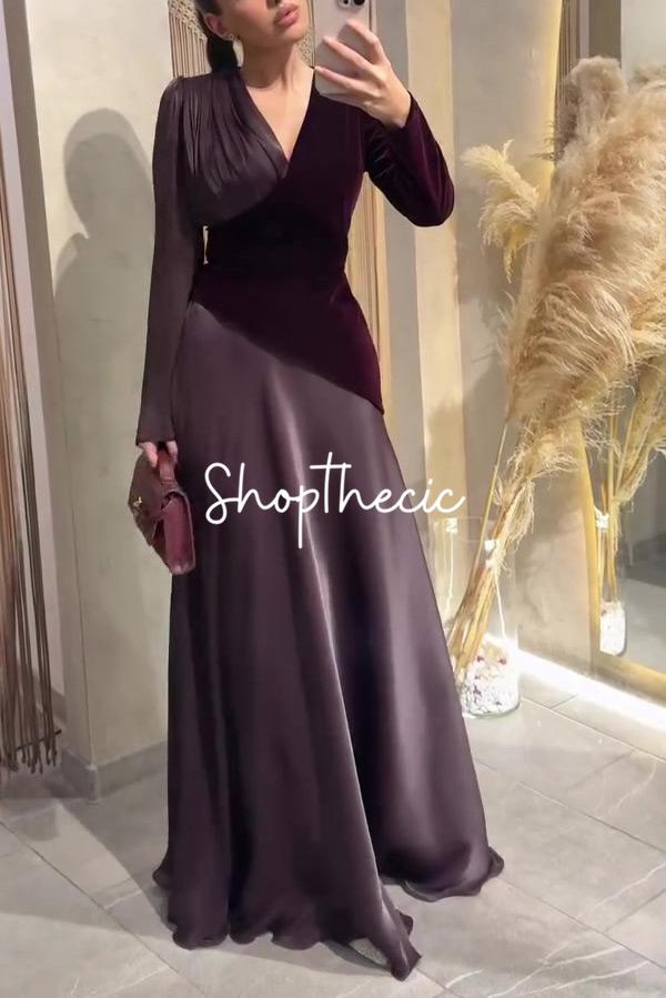 Abito aderente a maniche lunghe con vita misurata Opulence