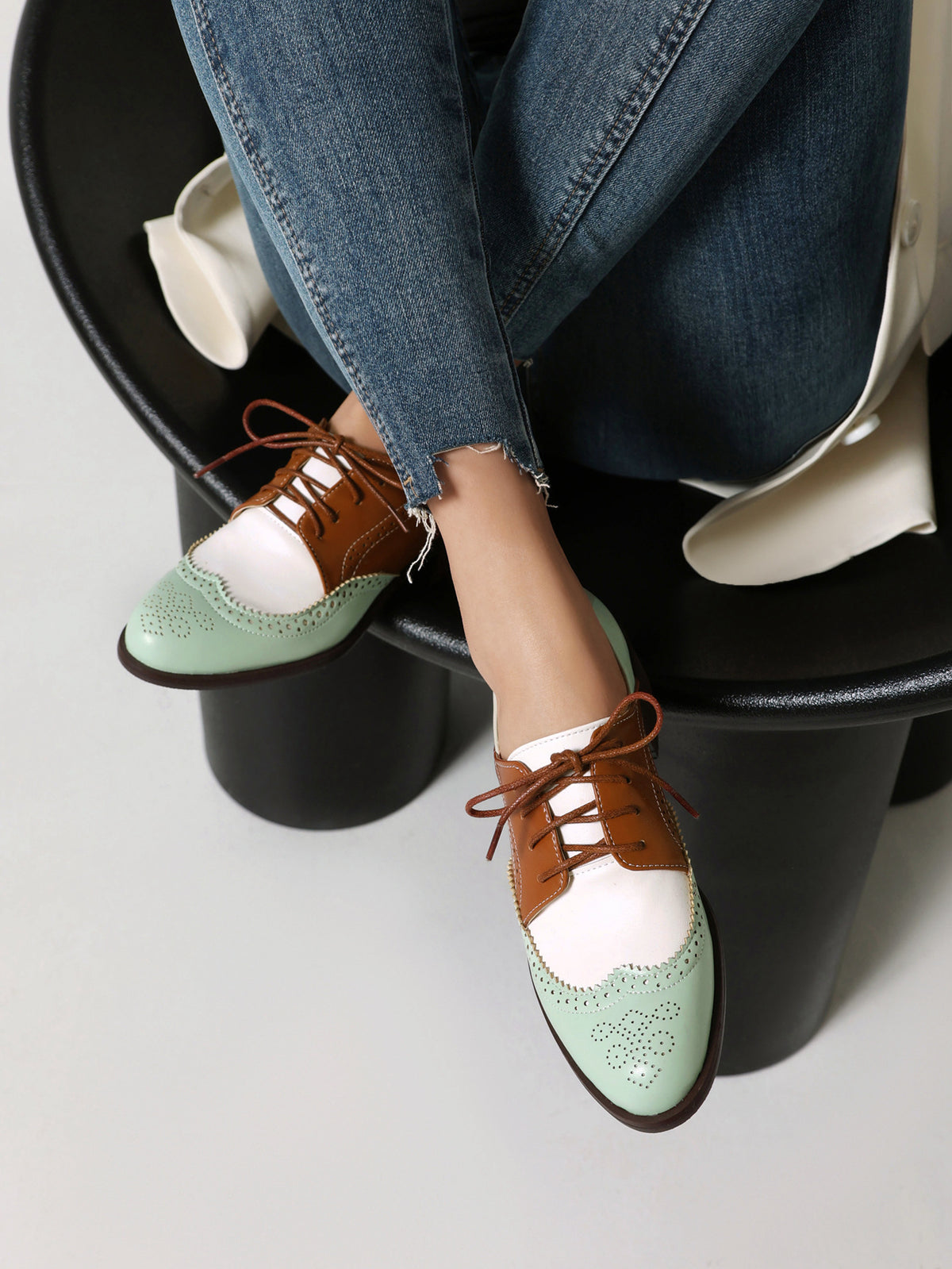 Chaussures richelieu à lacets décontractées pour les affaires