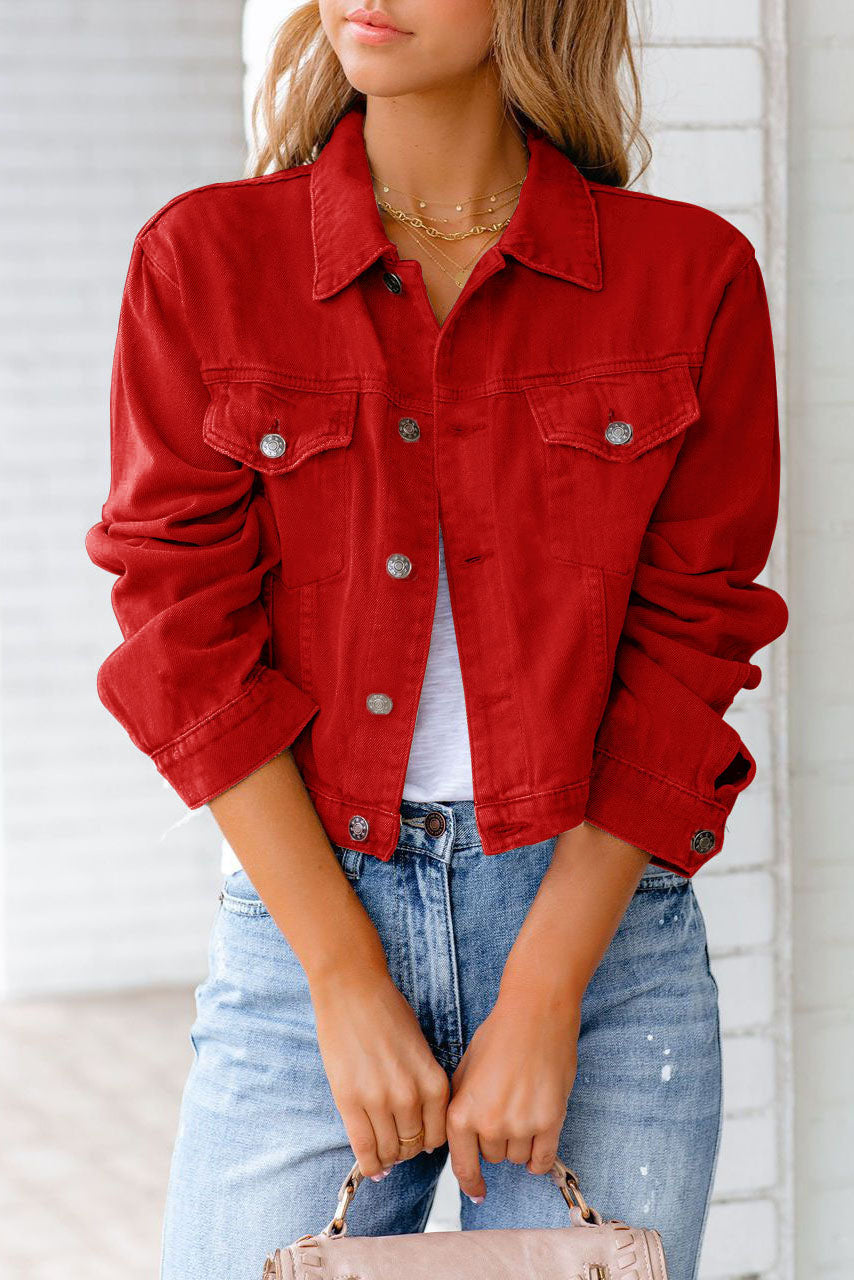 Klassisches verkürztes Jeanstop