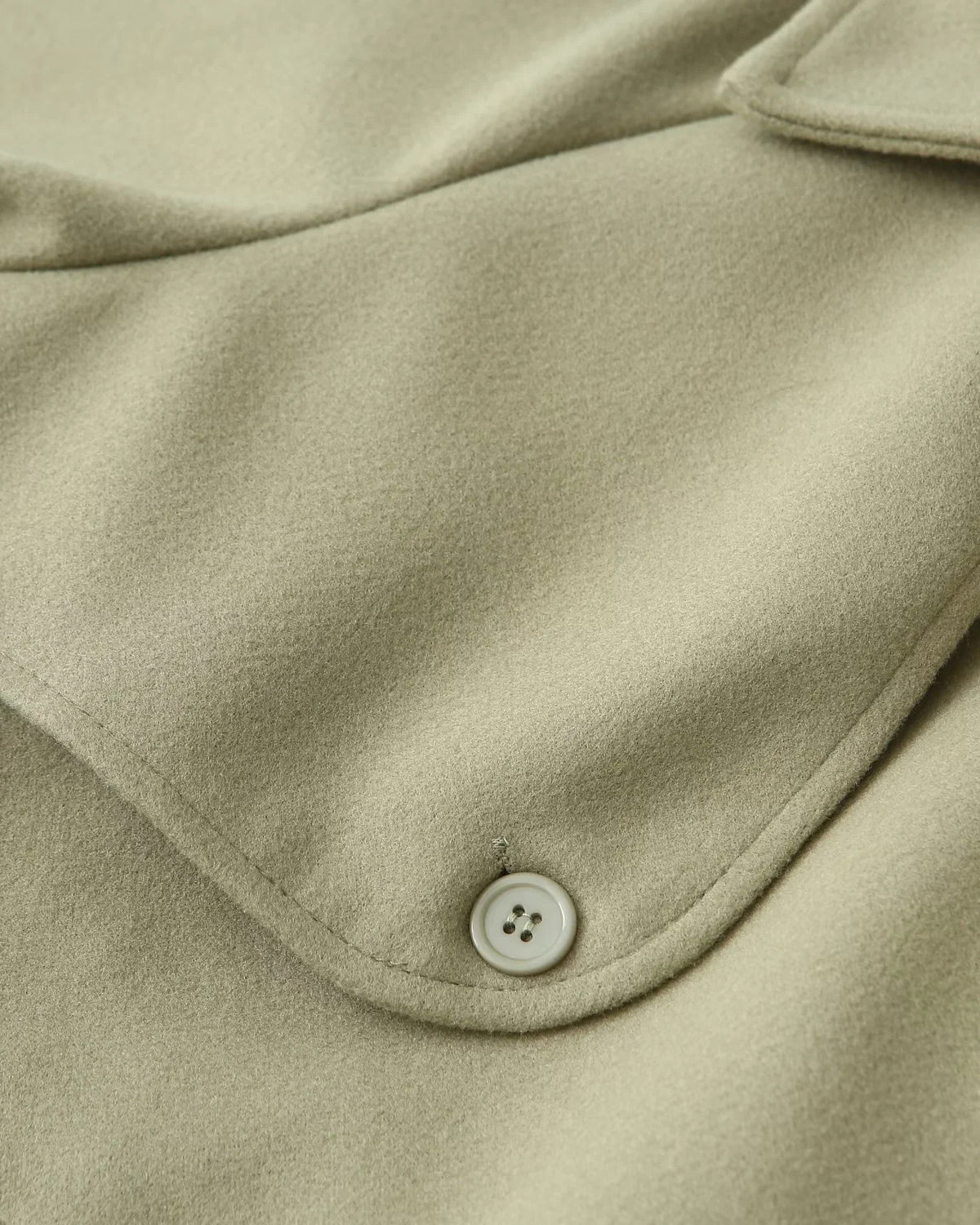 Norwegian Fjord Long woolen trench coat