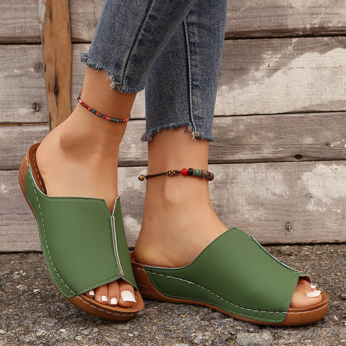 Tongs décontractées Jardin Enchanté