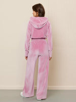 Street Minimalism Fleece hooded sweatshirt and sweatpants two-piece set