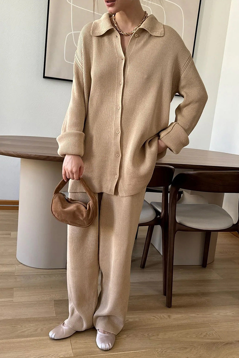 Edinburgh Royal Mile Knitted cardigan and trousers two-piece suit