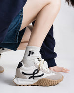 Hidden Wedge Foam Sole Chunky Ugly Sneakers