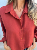 Solid color bat sleeve shirt