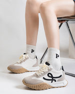 Hidden Wedge Foam Sole Chunky Ugly Sneakers