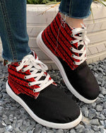 Leopard print patchwork canvas Chelsea boots