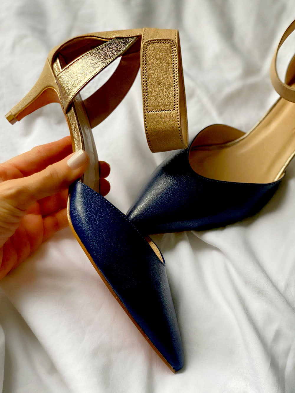 Dancing Fireflies - Sandales stiletto color block à bout pointu