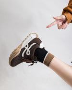 Hidden Wedge Foam Sole Chunky Ugly Sneakers