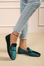 Slip-On Square Toe Backstrap Closure Mary Jane Flats