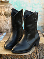 Bottines courtes Cavalier Martin à talon épais