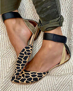 Dancing Fireflies - Sandales plates à bout pointu color block