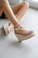 French Riviera Espadrille Wedge Sandals