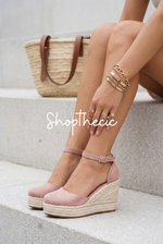 French Riviera Espadrille Wedge Sandals