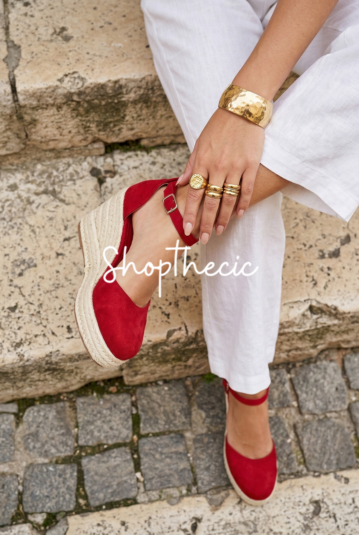French Riviera Espadrille Wedge Sandals