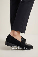 Scarpe mary jane nere con motivo coccodrillo