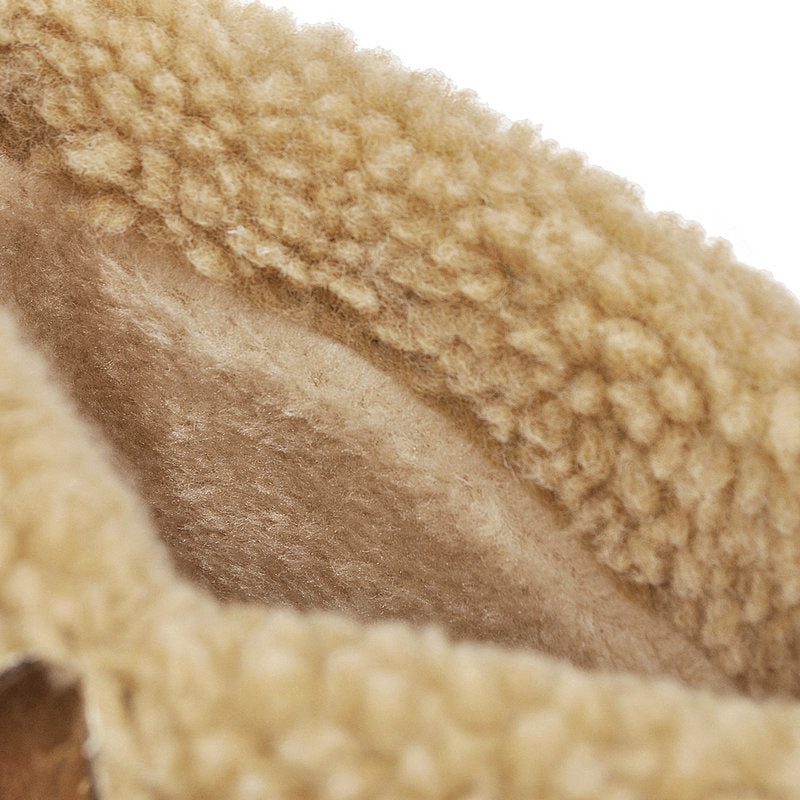 Bottes à talons épais en daim artificiel