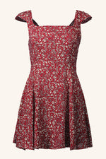 Chic Back Hollow Out Floral Dress