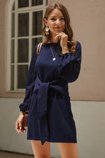 Casual dress with long sleeves